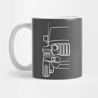 Jeep Wrangler offroader Mug